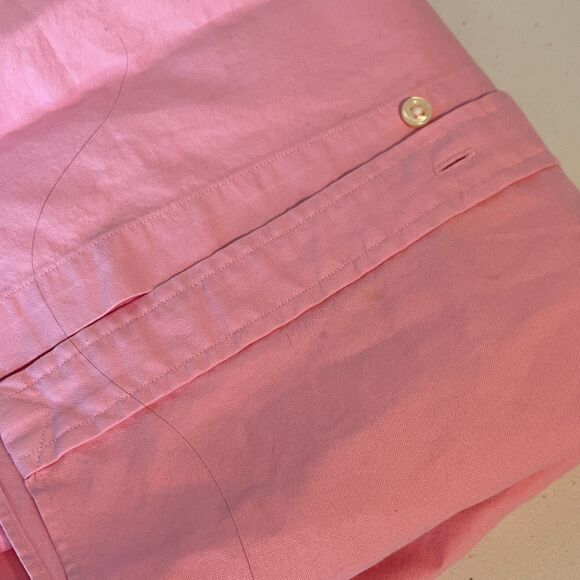 Polo Ralph Lauren Shirt Men’s XL Pink Chambray Classic Fit Pony Oxford - Picture 12 of 12